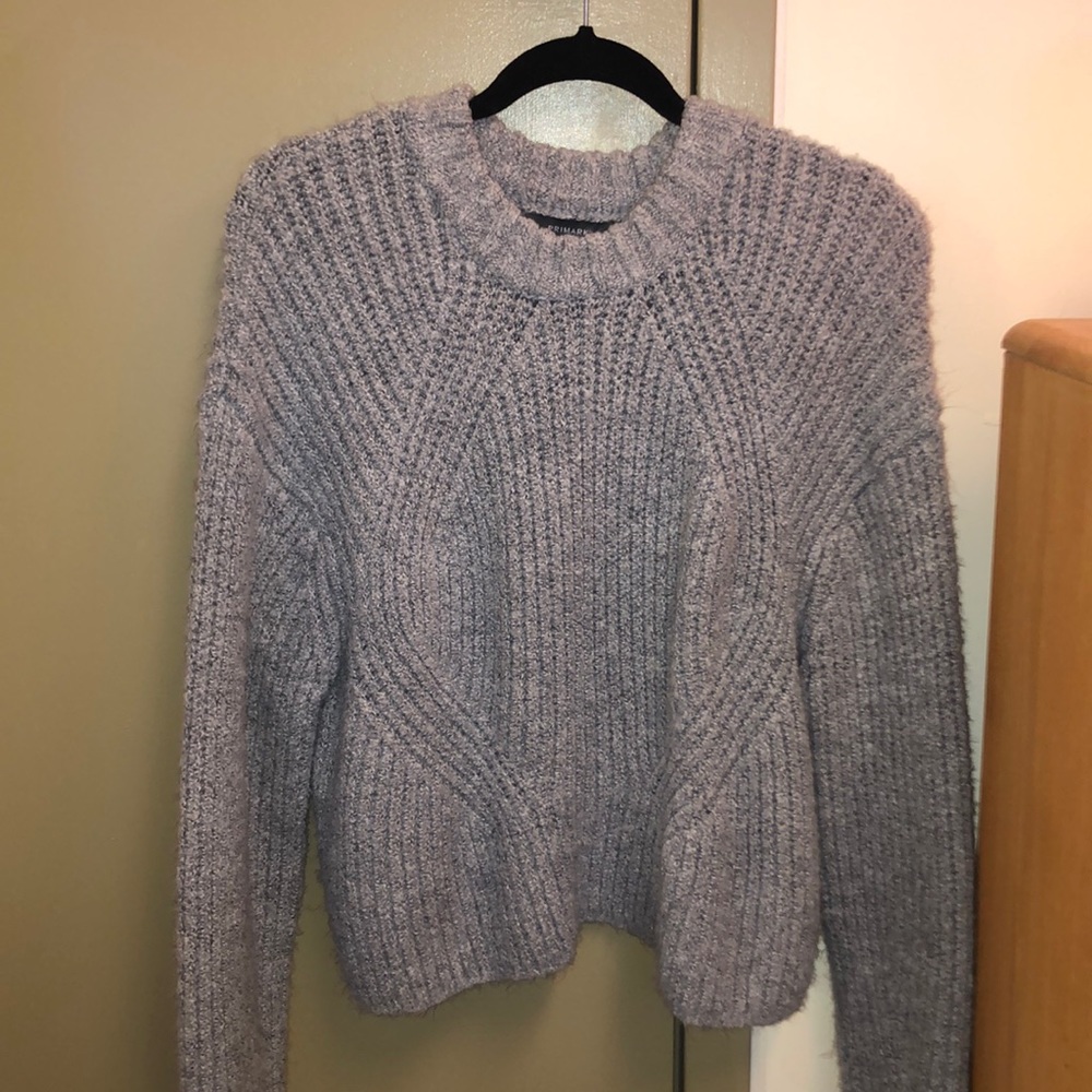 Gray oversized sweater super cute and comfy